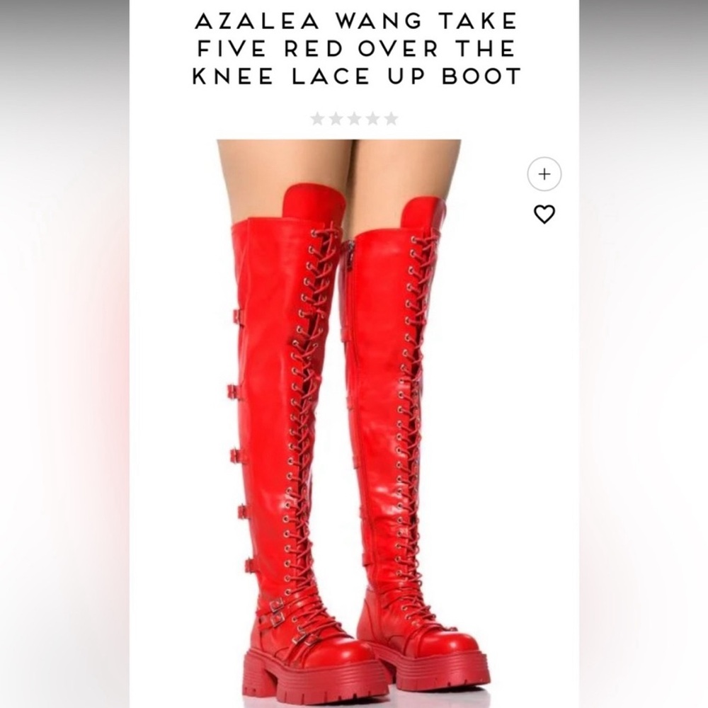 AKIRA thigh high boots